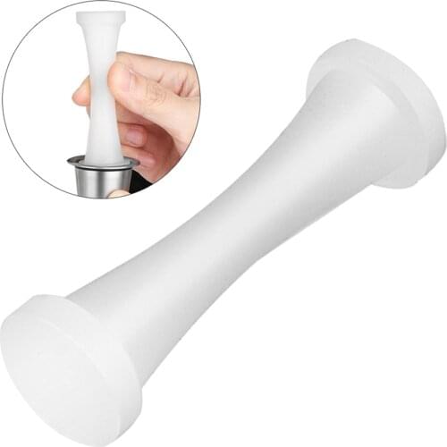 Dual Heads PP Plastic Espresso Coffee Capsule Tamper Press Tool, 2.3cm and 2.5cm