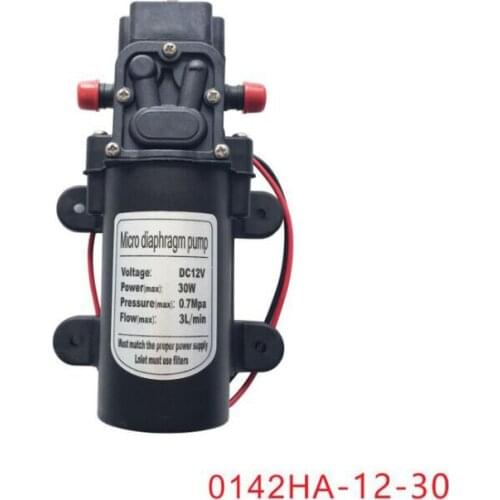 12V 30W electric diaphragm pump,straight pipe connect mini DC water pump,3L/min Flow Backflow Control Auto Adjust 0142HA-12-30 0