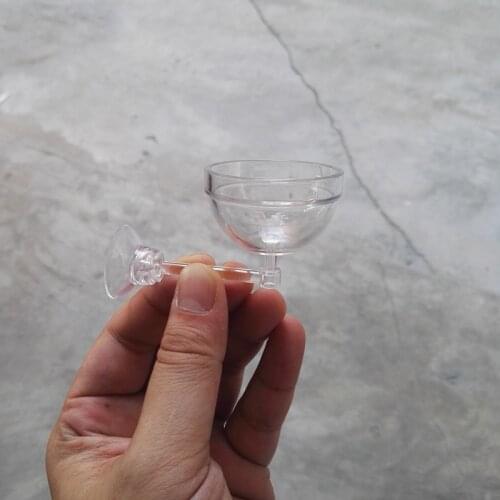 Crystal Glass Pot For Aquarium Tank Aquascape Fish Tank Aquarium Decoration Breeding Grass Landscaping Plantation Basin Water