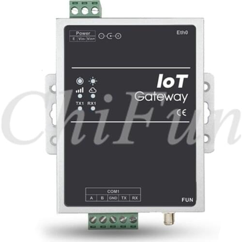 IoT Gateway 4G Module Ethernet RS485 supports Modbus, BACnet, DLT645, Siemens PLC protocols Optional WIFI