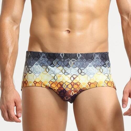 Mens Swimming Trunks For Seobean Swimwear Swim Shorts Sexy Gay Boxer Briefs 2021 Swimsuit Beach Surf Bathing Suit Man Zwembroek