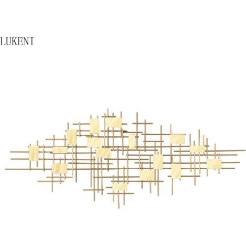 Nordic Wrought Iron Wall Decoration Porch Living Room Sofa Background Wall Hanging Study Room Hotel Decoration Pendant