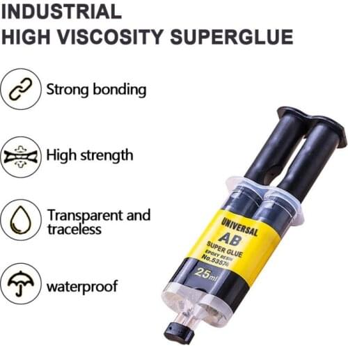 2020 New Office 2 Minutes Curing Company Durable 25 Ml Reliable Epoxy Quick-drying Resin Super Glue AB Glue Home Supply Adhesive