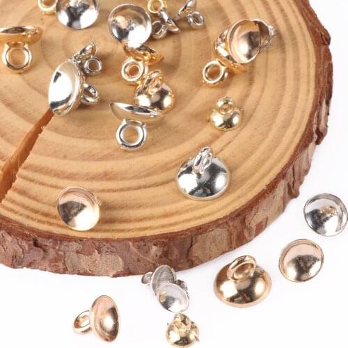 Mixed Color Plated CCB Bead Pendant Hat Seed Spacer Loose Beads For Jewelry making DIY Necklace Bracelet Accessory Wholesale