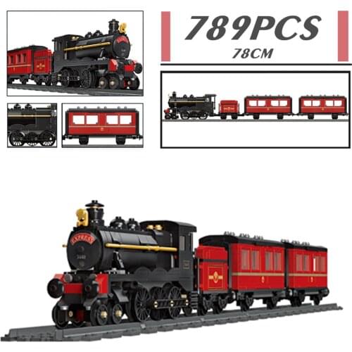 Technical Creator Expert Ideas The GWR Steam Train Lecomotive Railway Express Track Bricks Building Blocks Model Toy Kid Gift