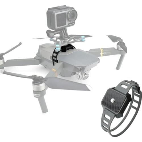 Universal Drone Extension Buckle Holder Flashlight LED Display Shock Absorb Bracket for Mavic air 2 Mavic 2 Pro FIMI X8 SE 2020