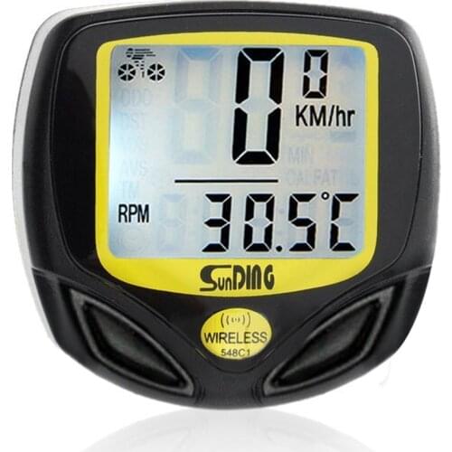 Kongyide Bicycle Accessories Waterproof Bicycle Speedometer Wireless Cycle Bike Meter Computer Odometer Bicycle Computer