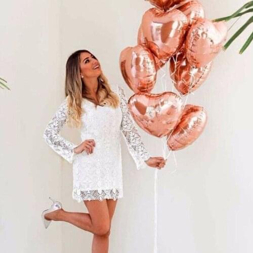 Happy Birthday Balloons Rose Gold Baloons Star Heart Balloon Birthday Party Decoration Kids Adult Wedding Ballons
