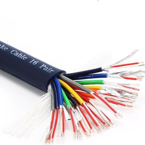 1 meter fever audio 8/16/24 channel multi-channel stage audio multi-core signal cable stage lighting cable DIY