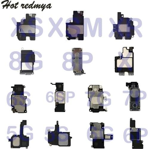 10pcs LoudSpeaker Flex For iPhone 6 6S 7 8 Plus 5 5S SE 5C 4g Loud Sound Buzzer Ringer Speaker Flex Cable For iPhone X XR Xs Max