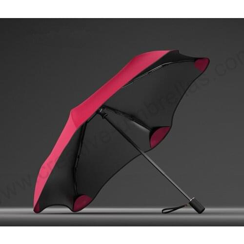2pcs/lot aviation alloy super light anti-thunder fiberglass floral plum blossom umbrella 5 times black coating anti-uv parasol