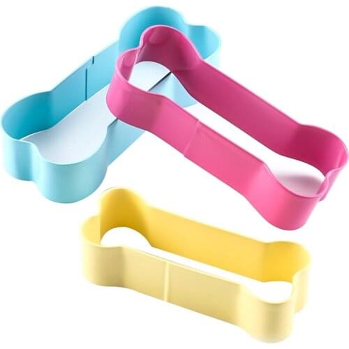 5PCs/Set Cookie Cutter 3D Dog Bone Form Cookie Stamp Stainless Steel Cake Decorating Tools DIY Pastry Baking Biscuit Molds