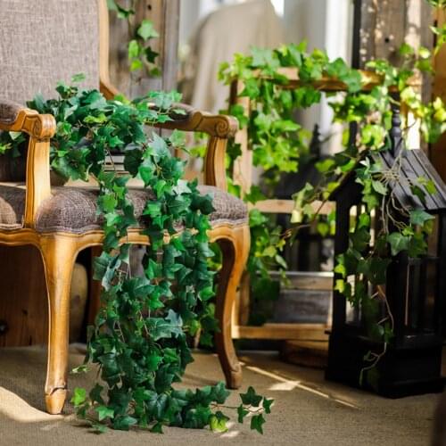 5Pcs Simulation Creeper Flower Vine Ivy Rattan Hanging Plant Home Wall Decor for DIY Home Bathroom Decor Garden Party Decor