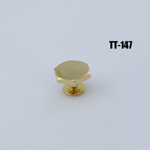 50pc SCREWBACK SPIKE TT-147 leathercraft Gold