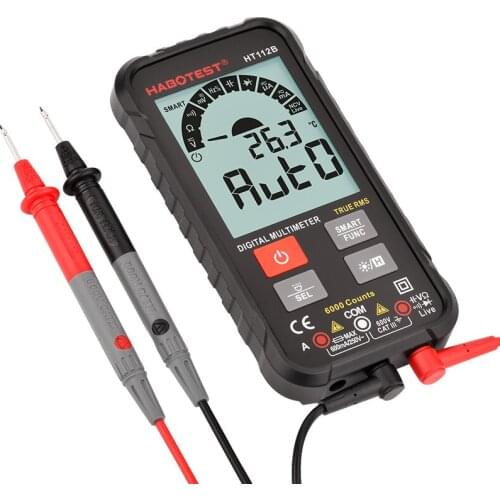 AC DC Tester Multimeter Frequency Meter Electrician Instrumentation Auto Range Smart Digital NCV True RMS Measurement