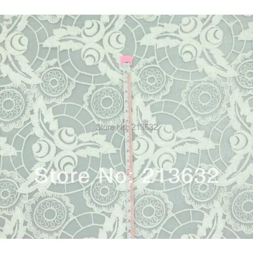 D po65 Organza fashion embroidered cloth manufacturers selling net cloth embroidered clothing embroidery fabric