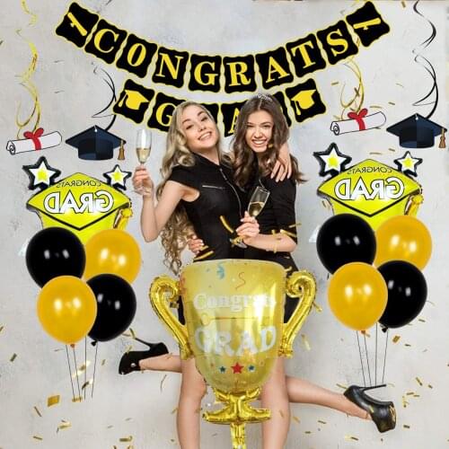 Graduation balloon school graduation ceremony atmosphere decoration balloon graduation classroom scene decoration balloon