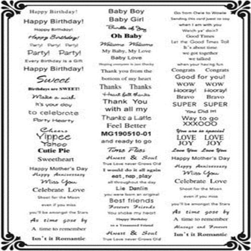 Diy English Words Nail Stickers Non-trace Watermark Paper Stickers Women Girl Gift Factory Sale Price