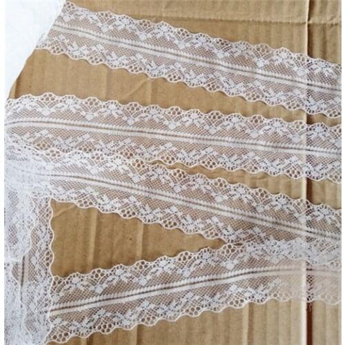 New Width 40mm 10yards 12colors Embroidered Net Lace Trim fabric Garment ribbon headband wedding party decoration DIY Accessorie