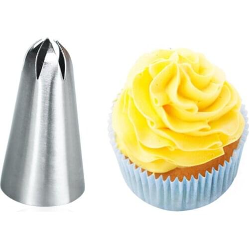 New Baking Tools 1pcs 2F big size Icing Piping Nozzles Pastry Tips Fondant Cake Decorating Tip Set Cream Cake Decoration