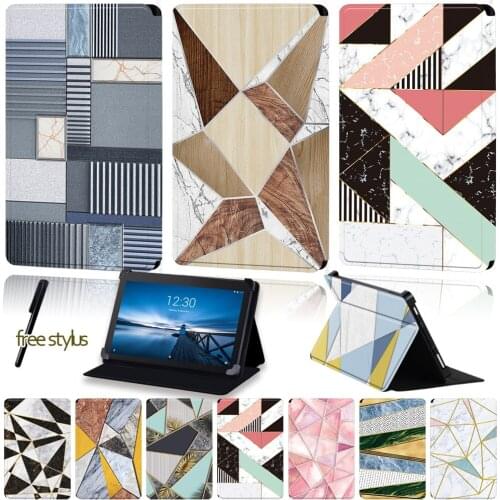 Universal Tablet Case For Lenovo Tab E10 /Tab E8 /Tab E7 Drop Resistance Tablet Four Corner Protection Stand Folding Cover Case