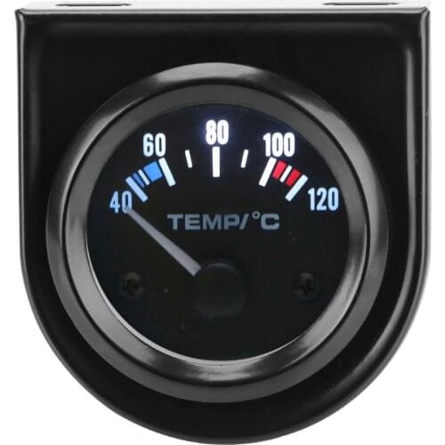 Voltmeter Car Gauge Water Temperature Meter 2" 52mm 12V 0-100 PSI Oil Pressure Gauge Automobile Vehicle Meter Universal