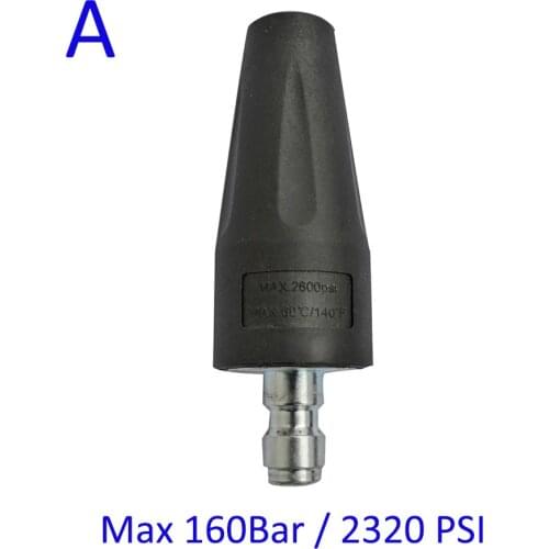 Rotating Dirt Blaster Turbo Nozzle with 1/4" Quick Release Plug Connector #035 forHigh Pressure Washers Car Washing Machine