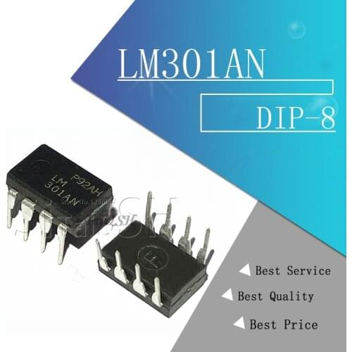 10PCS LM301AN DIP8 LM301 DIP LM301A DIP-8 LM301P 301AN LM301N