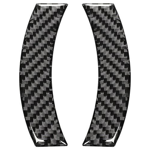2Pcs Carbon Fiber Navigation Screen Frame Sticker Decal for MINI Cooper Countryman Clubman F54 F55 F56 F60