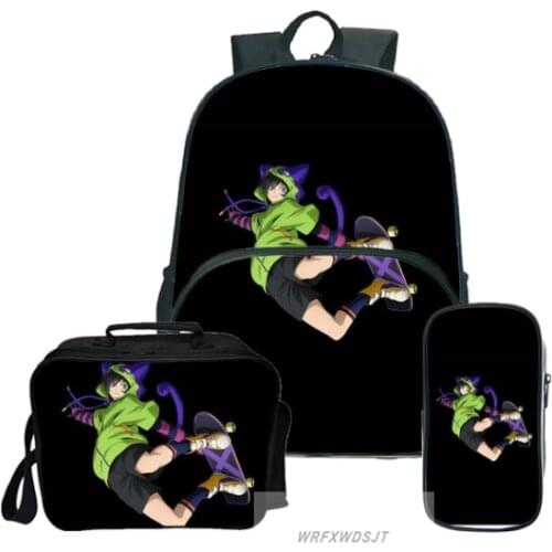 3pcs/Set Backpack Sk8 The Infinity Fashion Casual Backpack Shoulder Bags Sk8 3d Print School Bag Mochilas Student Backpack Boys