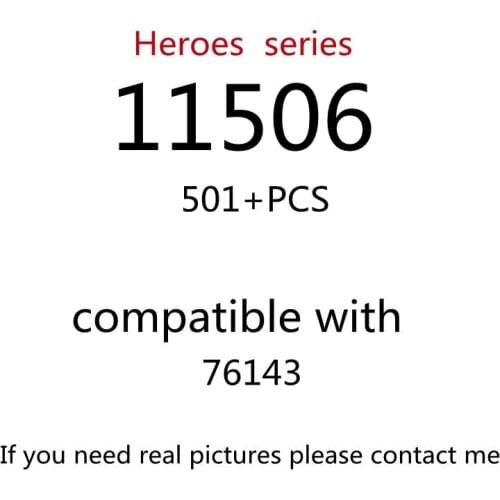 501PCS 11506 Building Block Toy Creative Series 76143 Assembled Building Block Childrens Toy Gifts