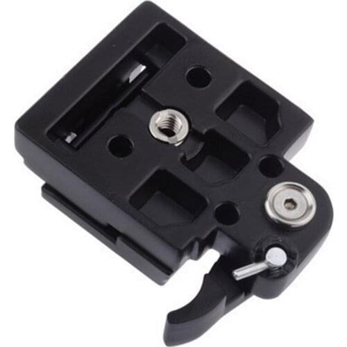 Mount Monopod Head Accessories Camera Tripod Head Clamps & Quick Release Plate with 1/4 & 3/8 Screw D3100 D5100 650D 600D