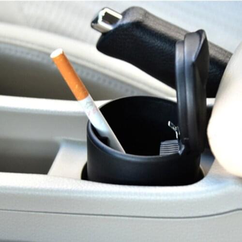 Car Ashtray Portable Car Ashtray High Temperature Home Office Smokeless Ashtray Cigarette Cylinder Ashtray Holder