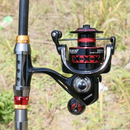 Large Capacity Metal Wire Cup Spinning Reel One-Way Gapless Sea Fishing Wheel Bait Reel Casting Reel 2000-7000 Series