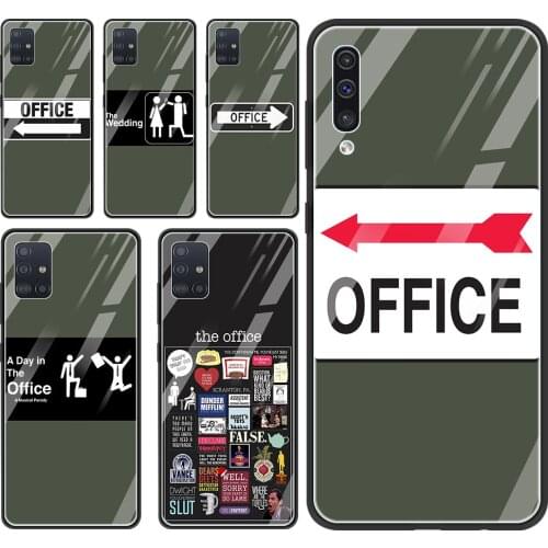 Phone Case For Samsung A70 A50 A40 A30 A20 A10 Shell Cover Caso Glass Fundas Super Smartphone TV Series The Office