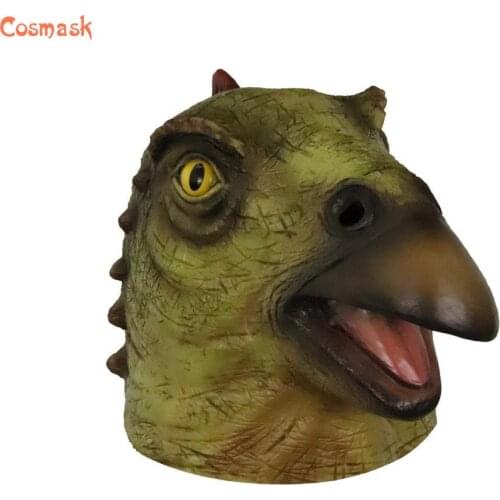 Cosmask Dinosaur Head Mask Novelty Halloween Party Latex Dinosaur Head Costume High Quality Mask For Paryt
