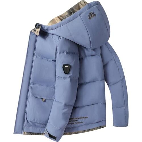 DBLUELOVE Men's Parkas With A Hood