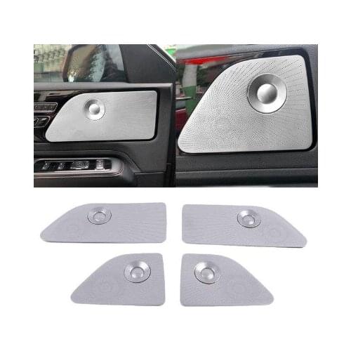 Car Door Audio Speaker Decor Cover 3D Trim Sticker For Lincoln Aviator 2020 2021 Door Loudspeaker Trim Cover Stickers