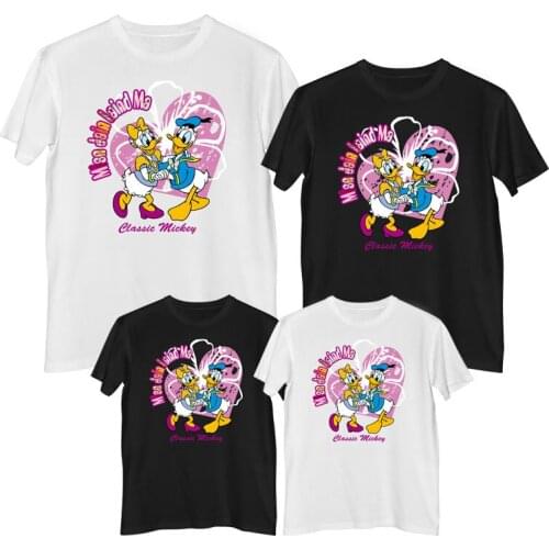 Disney Donald Duck Daisy Duck Goofy Tshirt Summer Comfortable 100%cotton Fashion Woman T-shirts toddler girl clothes Mother girl