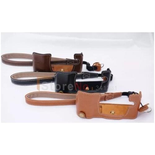 Hot sale! colorful NEW Camera Leather case cover for olympus OM-D OMD EM10 E-M10 with high quality