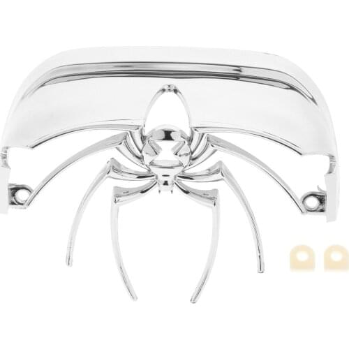 Chrome Spider Shaped Rear Tail Light Cover Motorbikes Interchange Supplies for Harley 1973-2010 FLSTS FLSTSC FLSTN FXSTD Series