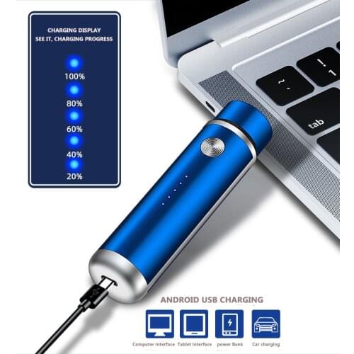 Mini Electric Shaver for Men Portable Electric Razor USB Charging Mens Shavers Beard Knife Face Body Razor