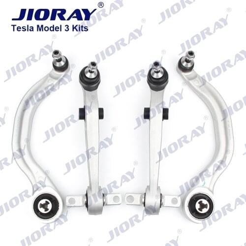 JIORAY Front Lower Suspension Control Arm Kits For Tesla Model 3 104434100D 104435400A 104435900A