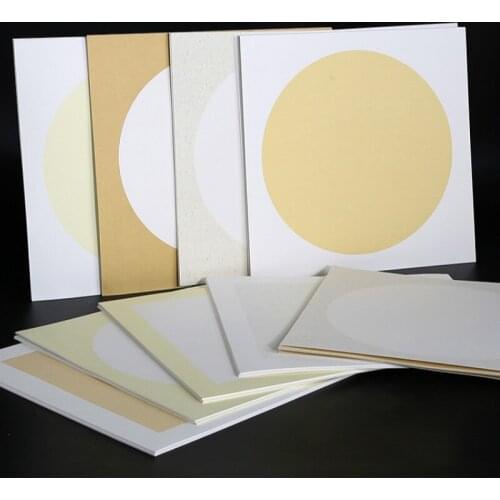 Square Rice Paper Cardboard for Writing Painting Calligraphy Writing Half-Ripe Xuan Paper Chinese Painting Raw Ripe Xuan Paper