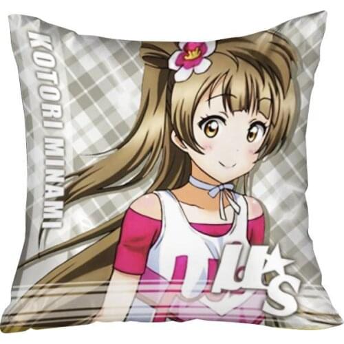 Hobby Express Otaku Waifu Square Throw Pillow Cover Love Live - Minami Dakimakura GZFONG99