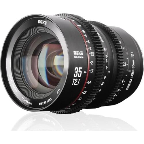Meike Prime 35mm T2.1 Super 35 Frame Cinema Camera Systems for Canon Cameras with EF-Mount