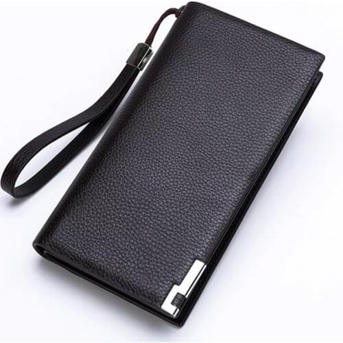 Mens Multi-function Wallet Large Capacity Bag Business Cross-Border Long Style Multi Card Position Zipper ClutchBag New