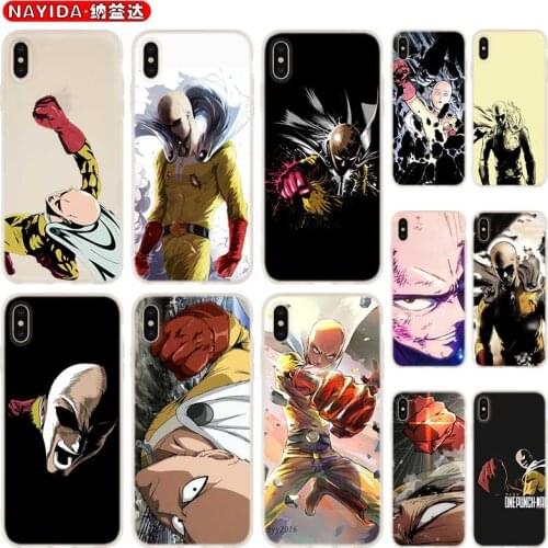 Case Soft for iPhone 12 11 Pro X XS Max XR 6 7 8 G Plus SE 2020 5 S Cover One Punch Man Hero Characters Upscale