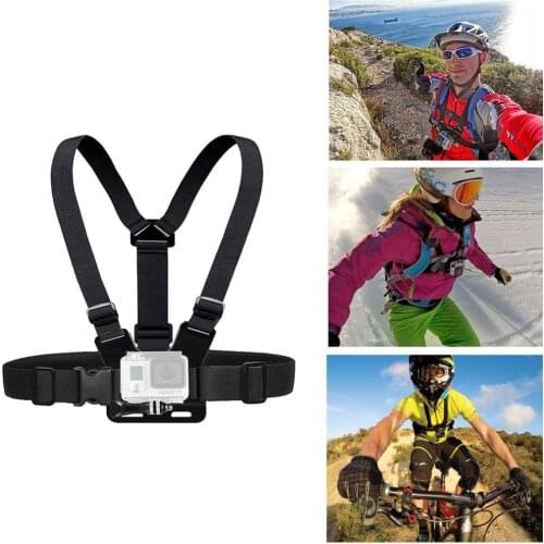 Chest Strap Mount Belt for GoPro SJCAM SJ4000 Sport Cam Fix Action Camera Chest Mount Harness for Gopro Hero 7 6 5
