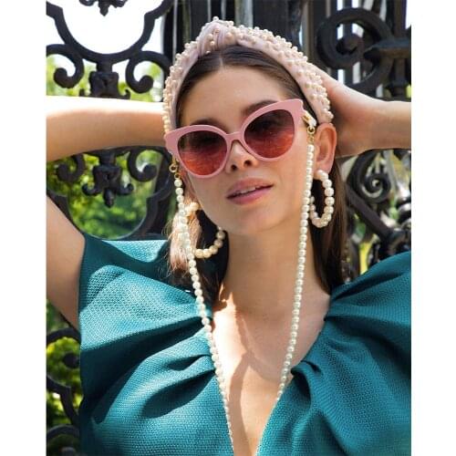 71cm Pearl Glasses Chain Necklace Strap Reading Glasses Anti-lost Lanyards Anti Slip Hanging Sunglasses Mask Holder Rope Gift